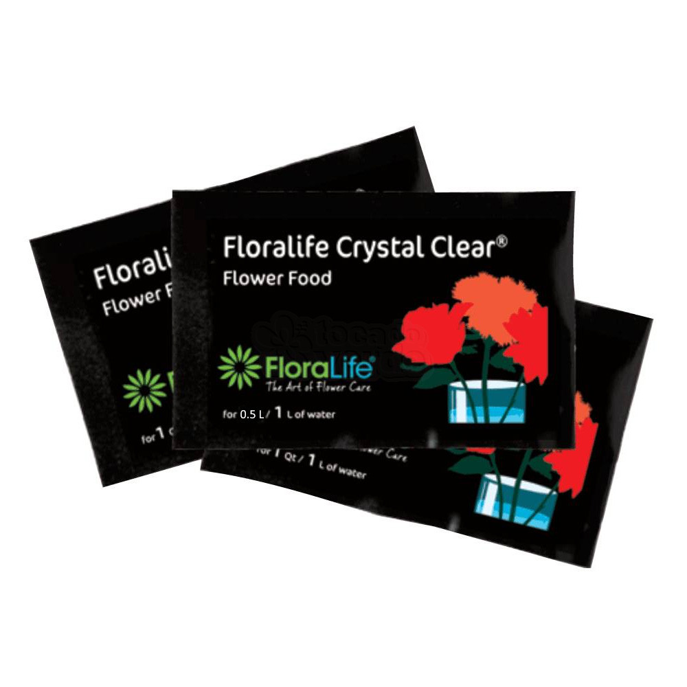 Floralife Crystal Clear - Flower Food - Conservante - Sache 0,5 g