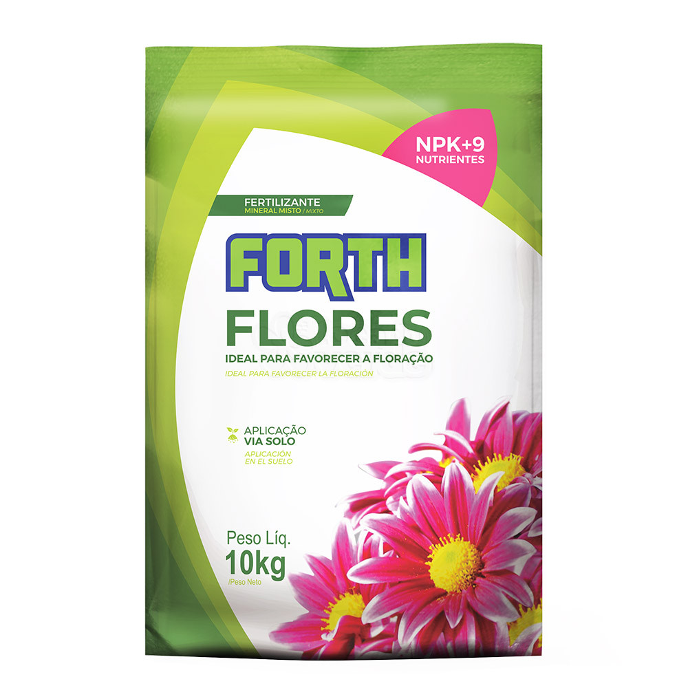 Forth Flores Fertilizante NPK 06-18-12 + 9 Nutrientes - 10kg (Fertilizantes)