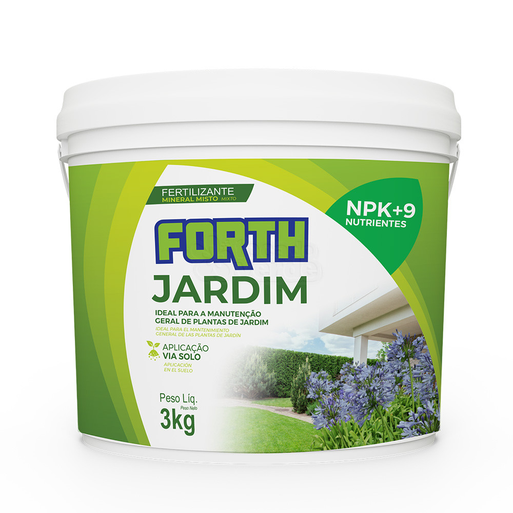 Forth Jardim - Fertilizante NPK 13-05-13 + 9 Micronutrientes