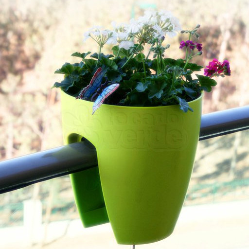 Greenbo Planter - Vaso para Sacadas - Verde