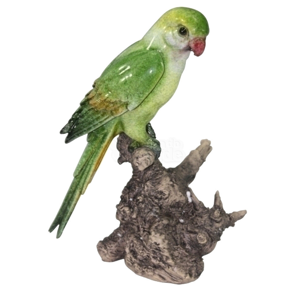 Pássaro Decorativo em Cerâmica 16x10x22 cm - KY0007