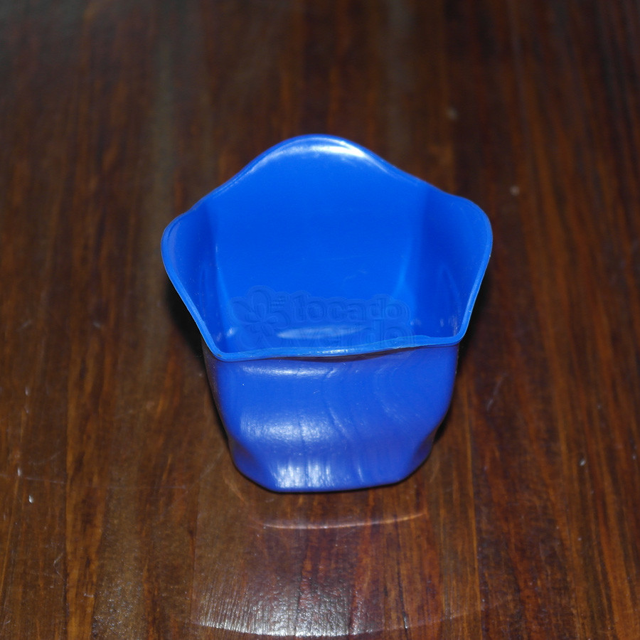Cachepô Mini 06 - Azul - PlastPot