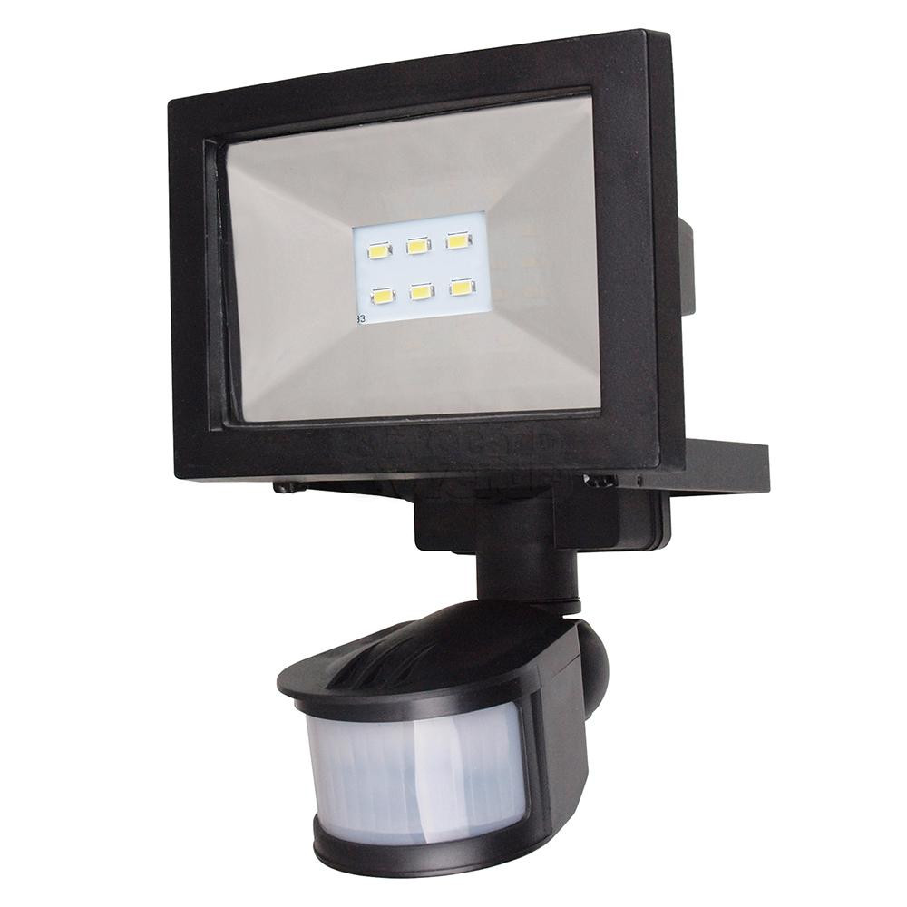 Refletor Super LEDs - com sensor de movimento - Bivolt - Preto - 13202 - Ecoforce