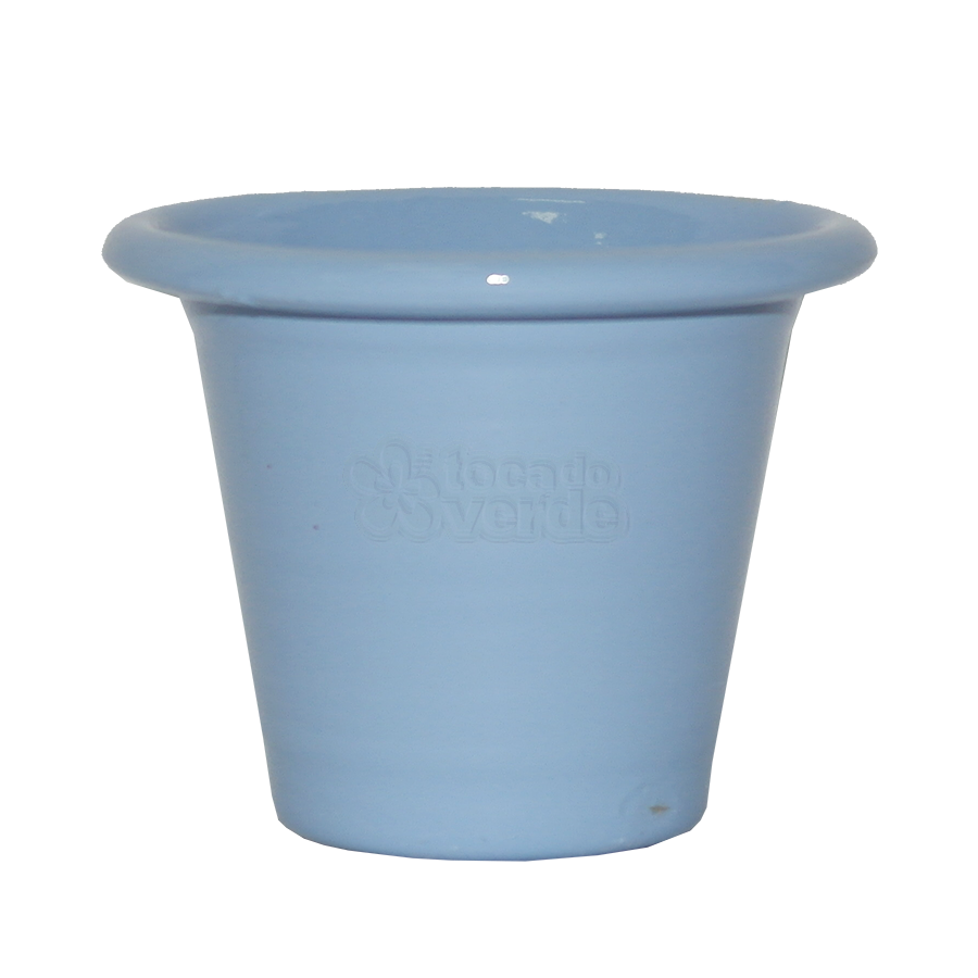 Mini Vaso de alumínio - N0 - Cor Azul Bebê