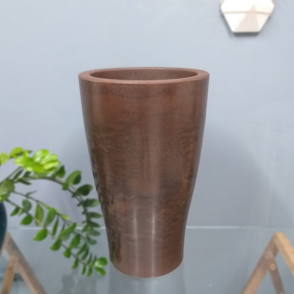 Vaso Milão Alto - 58 alt x 35 cm - Rusty - Vasart