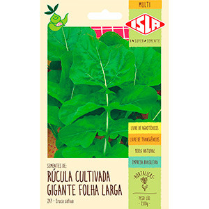 Rúcula Cultivada Gigante - Folha Larga (Ref 247)