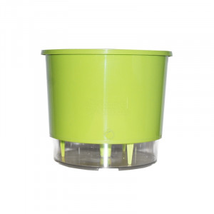 Vaso Autoirrigável Grande - Verde Claro - 21,5cm x 19cm - N04