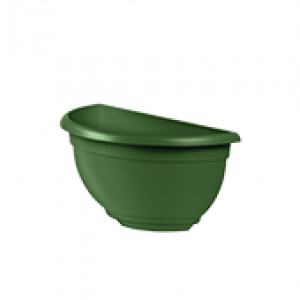 Vaso de Parede Mini Plástico - 20x10x10 cm - Cor Verde