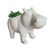 Cachepô Hippo - Animals em Cerâmica - 11,5 x 15,5 x 7,5 cm - 41020