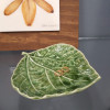 Birch Leaf Decorativo em Cerâmica - 3,0x16,0 cm - Cor Verde - 41184