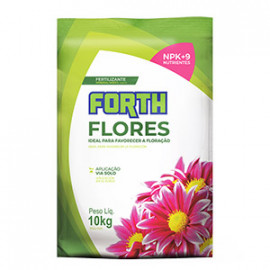 Forth Flores Fertilizante NPK 06-18-12 + 9 Nutrientes - 10kg 