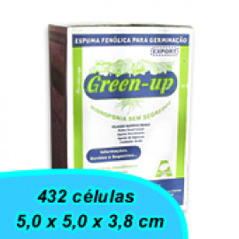 Espuma Fenólica - Green Up (5,0 x 5,0 x 3,8 cm)