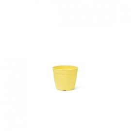 Mini Vaso Aquarela - 6,2 ALT X 6,0 DIAM - 200 ML - Cor Amarelo Claro