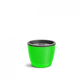 Vaso Autoirrigável Elegance N03 - 12,5x15,4 - Cor Verde Neon