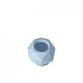 Vaso Quartzo N16 - 16x23 cm - 4,75L - Cor Azul Celeste