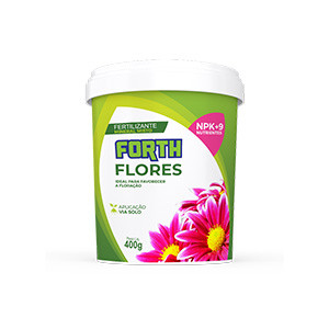Forth Flores - Fertilizante NPK 06-18-12 + 9 Nutrientes - 400 g