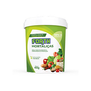 Forth Hortaliças Fertilizante - NPK 15-05-10 + 9 Nutrientes - 400 g