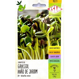 Sementes para MICROVERDE de Girassol Anão de Jardim (Ref 394)