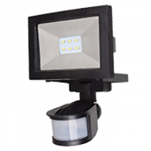 Refletor Super LEDs - com sensor de movimento - Bivolt - Preto - 13202 - Ecoforce