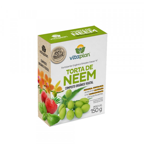 Fertilizante Torta de Neem - 150g - Vitaplan